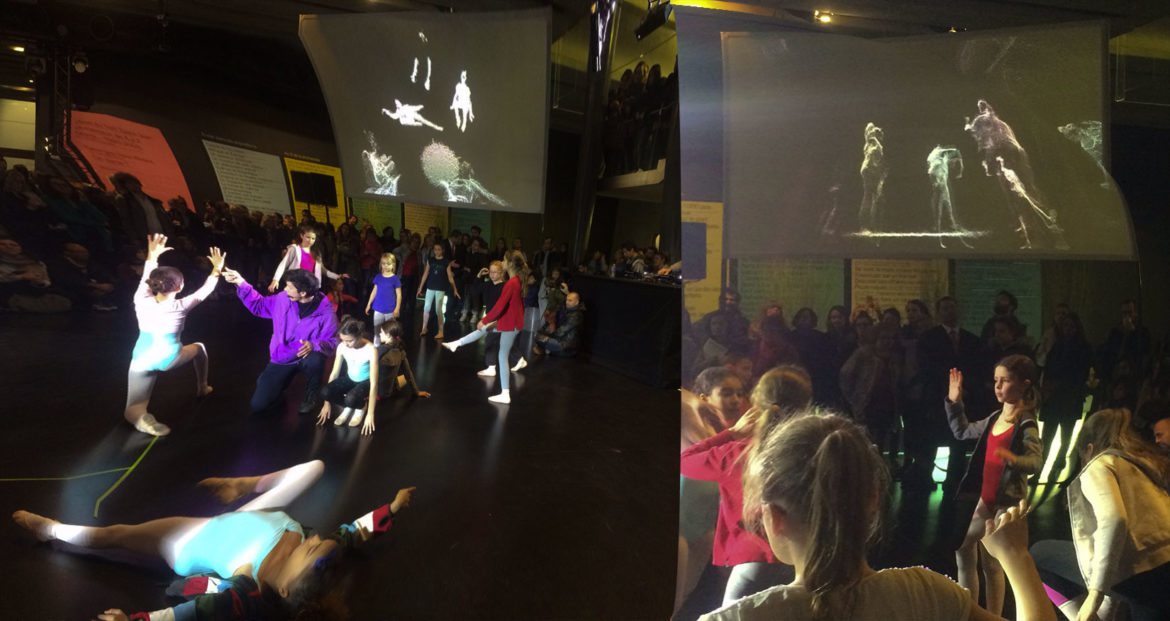 Images de l'expo "On danse ?" au MuCEM avec les élèves des classes CHAD de l'ENDM