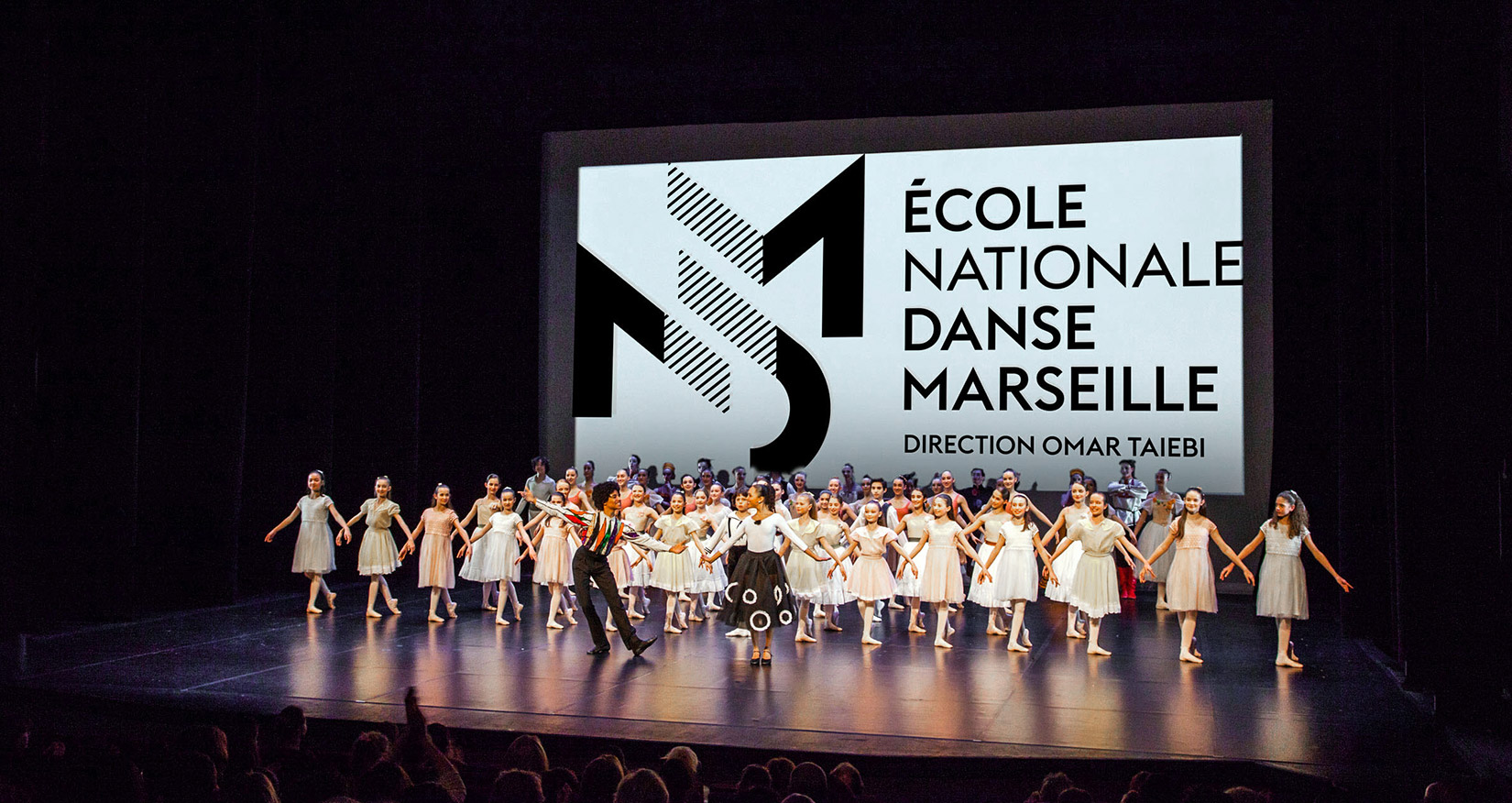 Page d'accueil du site de L'Ecole Nationale de Danse de Marseille